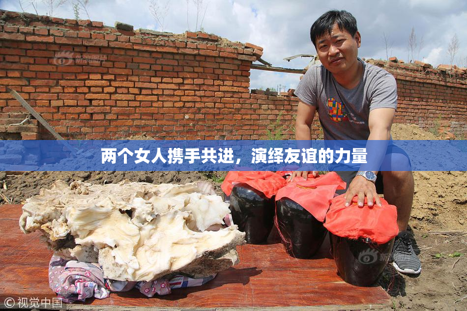 两个女人携手共进，演绎友谊的力量