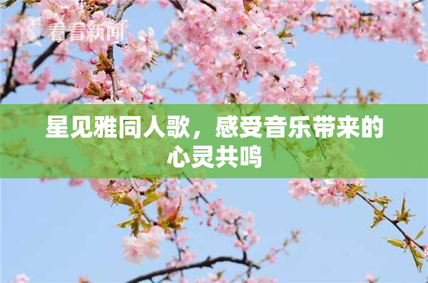 星见雅同人歌，感受音乐带来的心灵共鸣