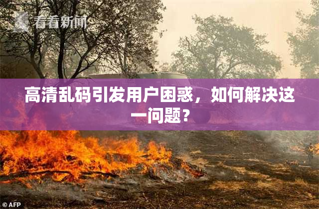 高清乱码引发用户困惑，如何解决这一问题？