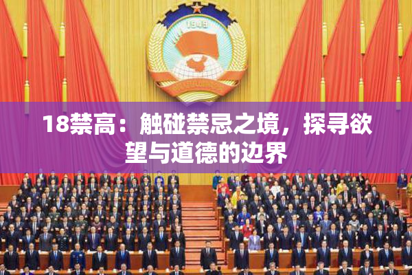 18禁高：触碰禁忌之境，探寻欲望与道德的边界