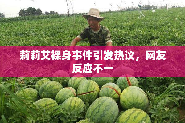 莉莉艾裸身事件引发热议，网友反应不一
