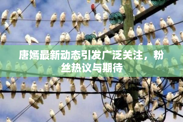 唐嫣最新动态引发广泛关注，粉丝热议与期待