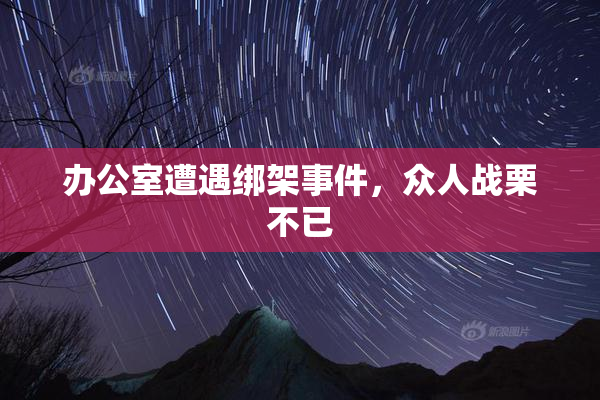 办公室遭遇绑架事件，众人战栗不已