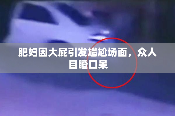 肥妇因大屁引发尴尬场面，众人目瞪口呆