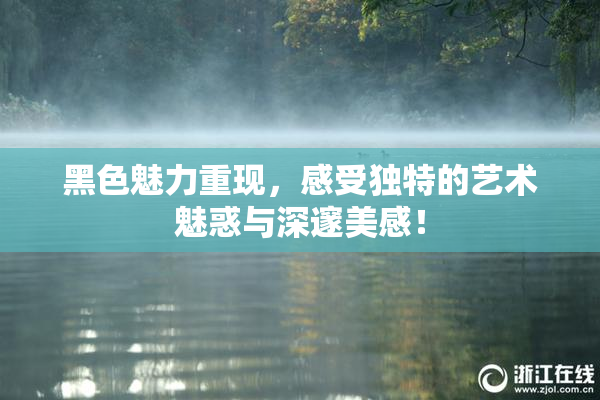黑色魅力重现，感受独特的艺术魅惑与深邃美感！