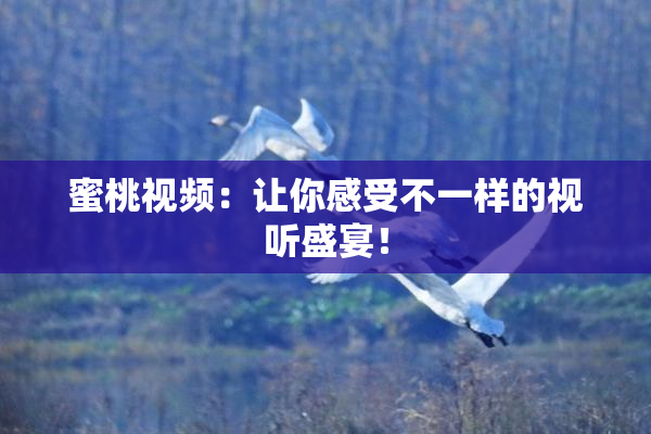 蜜桃视频：让你感受不一样的视听盛宴！