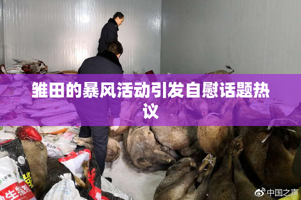 雏田的暴风活动引发自慰话题热议