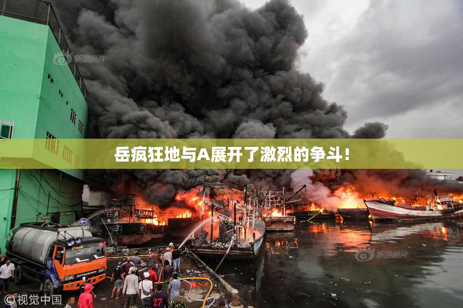 岳疯狂地与A展开了激烈的争斗！