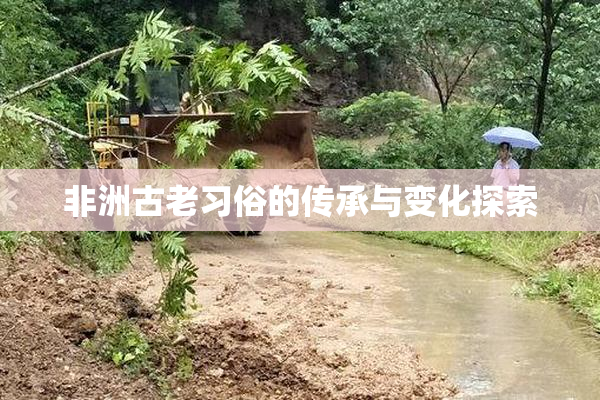 非洲古老习俗的传承与变化探索