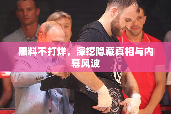 黑料不打烊，深挖隐藏真相与内幕风波