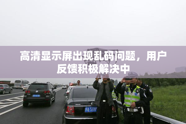 高清显示屏出现乱码问题，用户反馈积极解决中