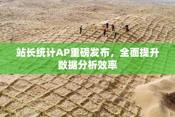 站长统计AP重磅发布，全面提升数据分析效率