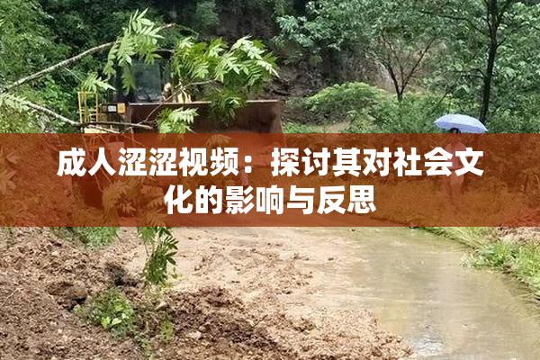 成人涩涩视频：探讨其对社会文化的影响与反思