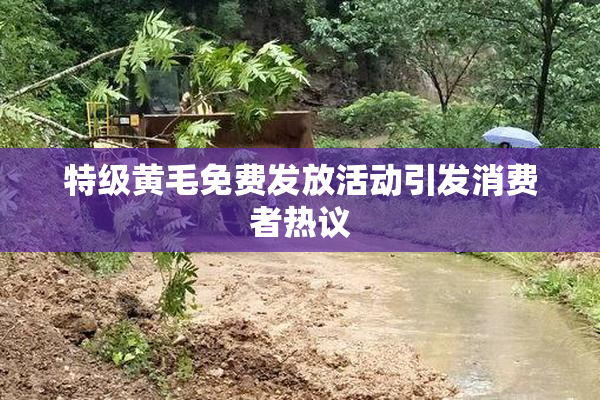 特级黄毛免费发放活动引发消费者热议
