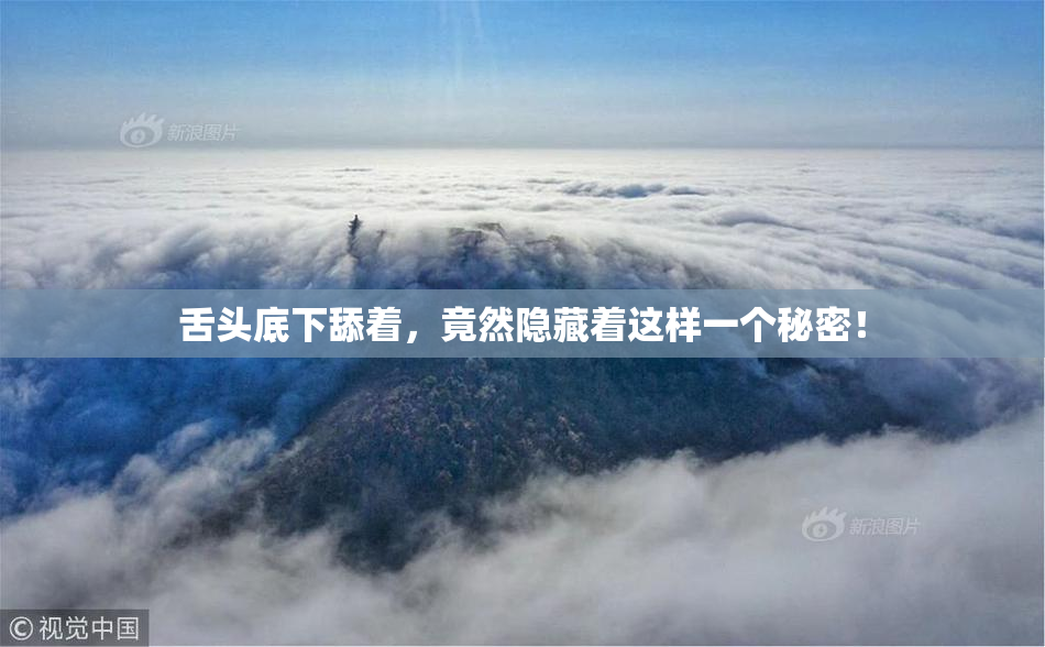 舌头底下舔着，竟然隐藏着这样一个秘密！