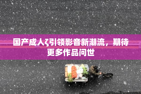 国产成人ζ引领影音新潮流，期待更多作品问世