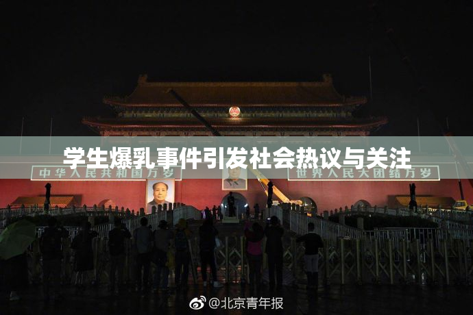 学生爆乳事件引发社会热议与关注