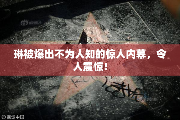 琳被爆出不为人知的惊人内幕，令人震惊！