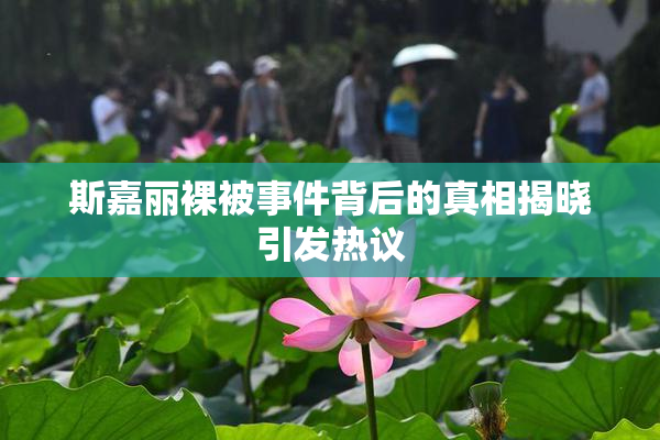 斯嘉丽裸被事件背后的真相揭晓引发热议