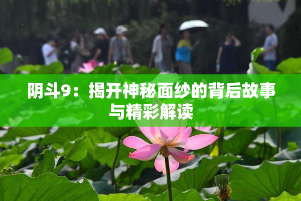 阴斗9：揭开神秘面纱的背后故事与精彩解读