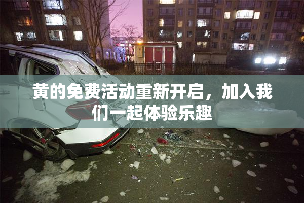黄的免费活动重新开启，加入我们一起体验乐趣