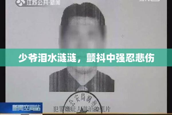 少爷泪水涟涟，颤抖中强忍悲伤