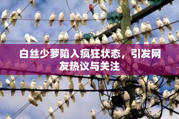 白丝少萝陷入疯狂状态，引发网友热议与关注