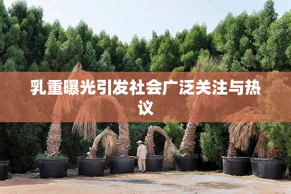 乳重曝光引发社会广泛关注与热议