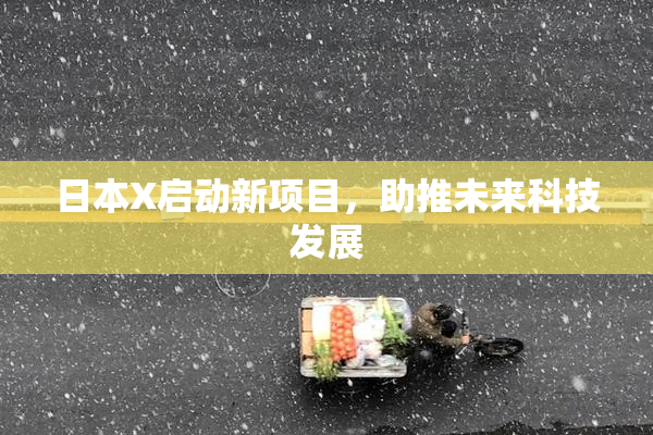 日本X启动新项目，助推未来科技发展