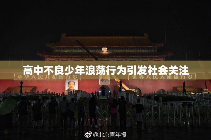 高中不良少年浪荡行为引发社会关注