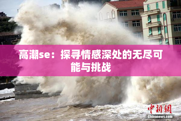 高潮se：探寻情感深处的无尽可能与挑战