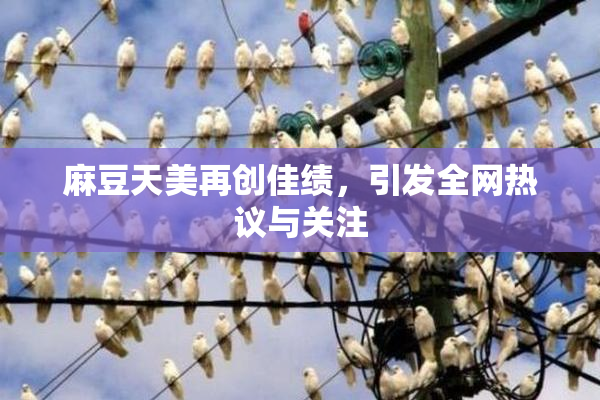 麻豆天美再创佳绩，引发全网热议与关注