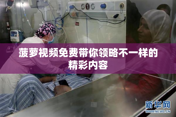 菠萝视频免费带你领略不一样的精彩内容