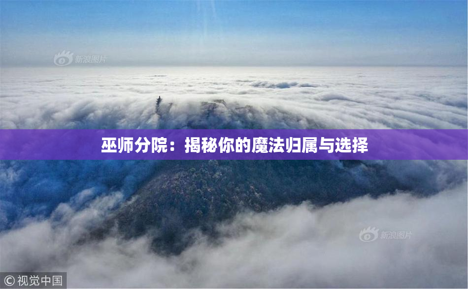 巫师分院：揭秘你的魔法归属与选择