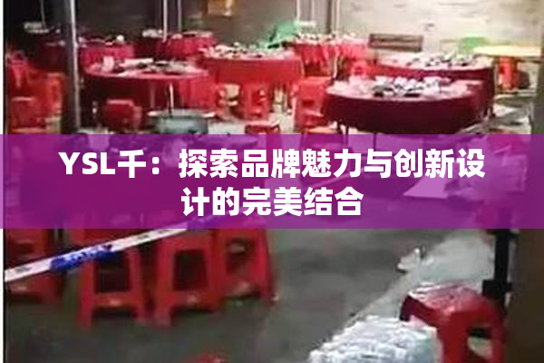 YSL千：探索品牌魅力与创新设计的完美结合