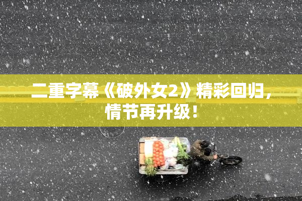 二重字幕《破外女2》精彩回归，情节再升级！