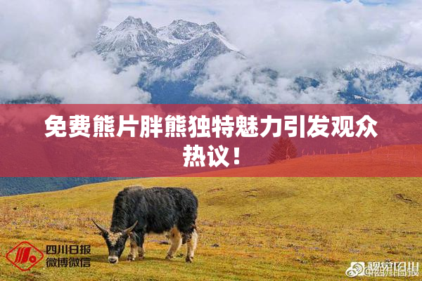 免费熊片胖熊独特魅力引发观众热议！