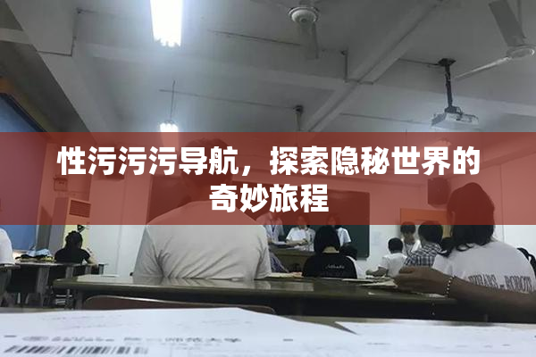 性污污污导航，探索隐秘世界的奇妙旅程