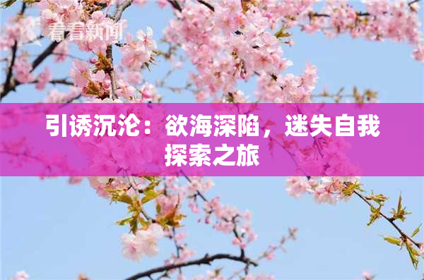 引诱沉沦：欲海深陷，迷失自我探索之旅